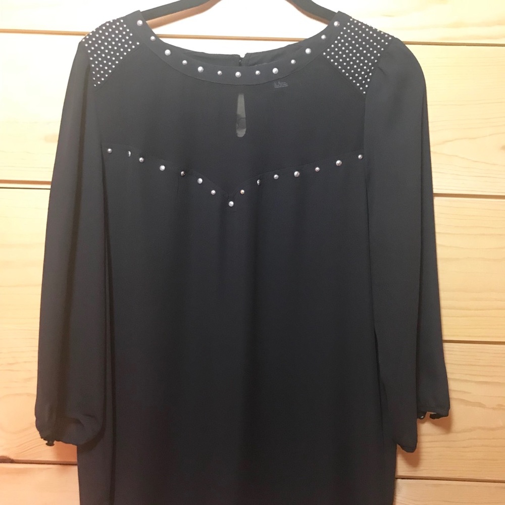 M Forever 21 Studded Long Sleeve Shirt
